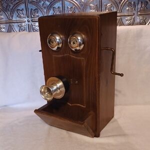 Telephone Shelf  Vintage Faux Telephone Case